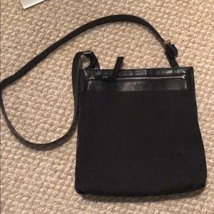 Black Gucci Nylon Shoulder Bag